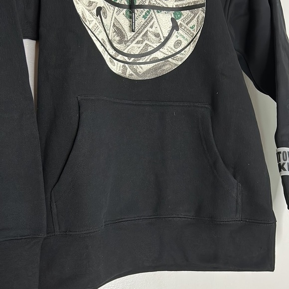 CHINATOWN MARKET Money ball graphic hooded streetwear sweatshirt black men’s new - Picture 4 of 8